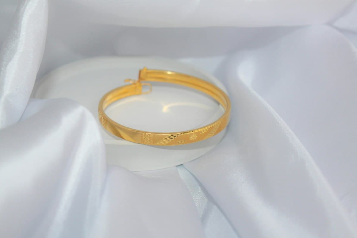 Textured Gold Cuff