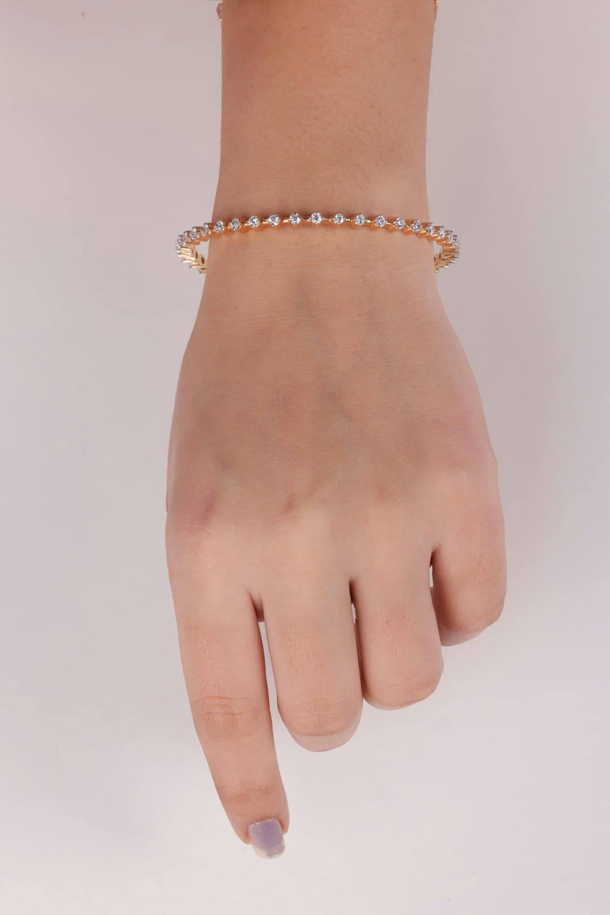 Wide Tennis Bracelet