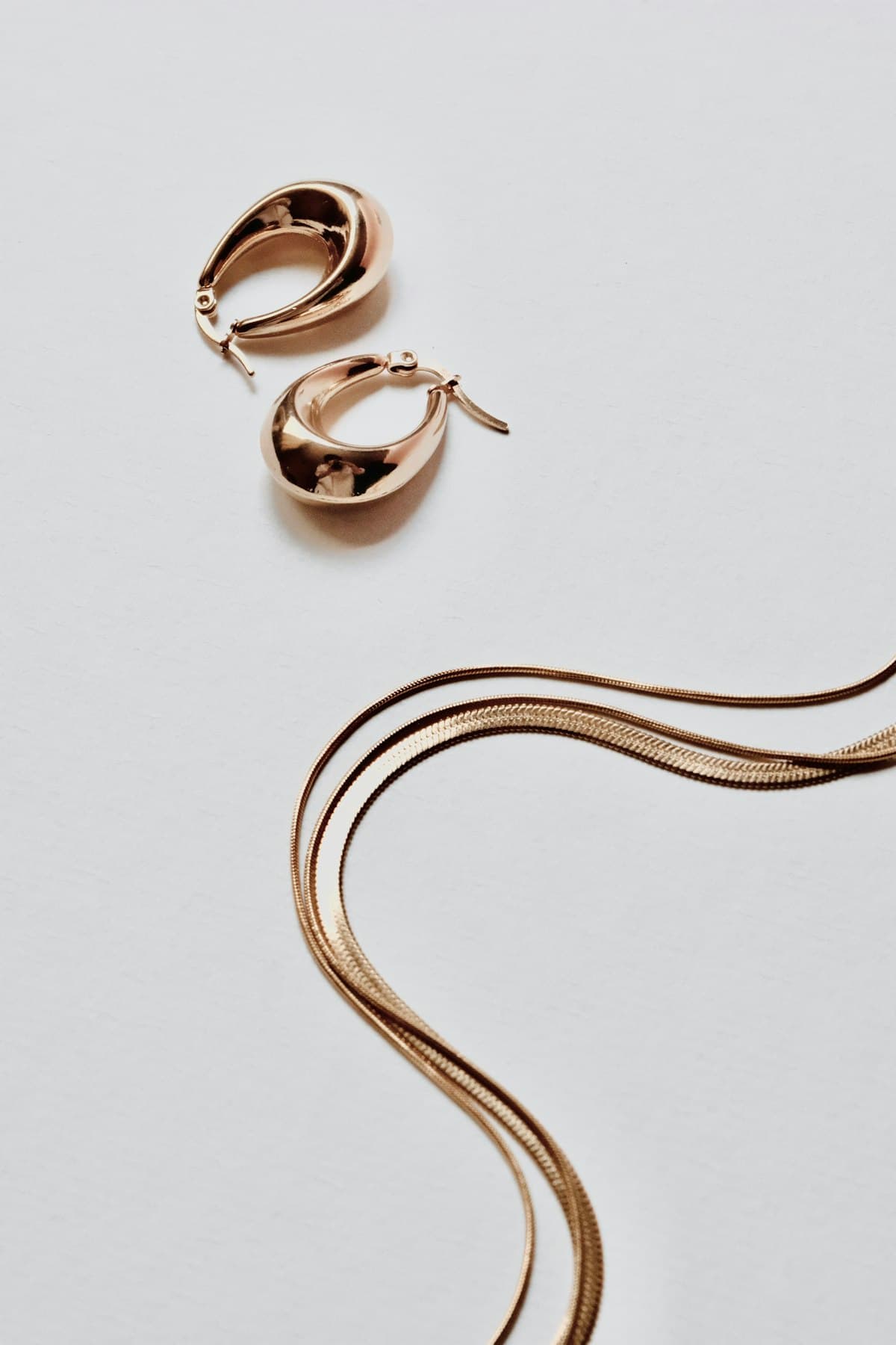 Wide Gold Hoops