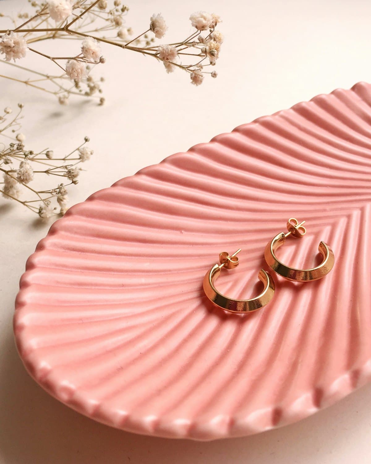 Slim Gold Hoops
